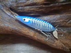 ヘドン 2nd ザラ ベタ青骨　1973年〜 2nd HEDDON ZARA Vintage Heddon Zara II, 3/5oz fishing lure #18658