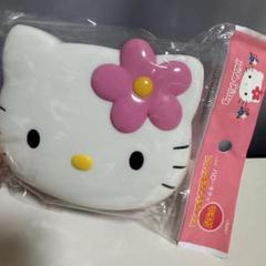 未使用　ハローキティ♡フェイス型ランチボックス　2001 カオハナ　お弁当箱