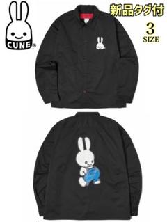 【特別セール品】 ☆新品タグ付☆ 11連 ワークシャツ 黒 長袖シャツ キューン CUNE トップス