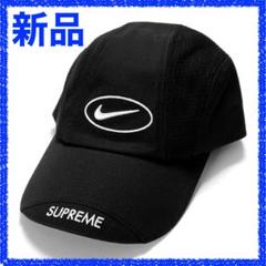 当季大流行 Supremeシュプリームナイキコラボランニングハット ブラック 帽子