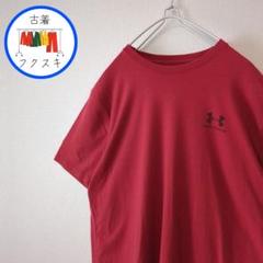 アンダーアーマー UNDER ARMOUR Tシャツ ワンポイント 赤