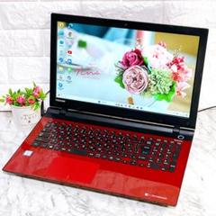 美品✨Windows11✨新品快適SSD薄型ノートパソコン赤✨カメラ・ブルーレイ