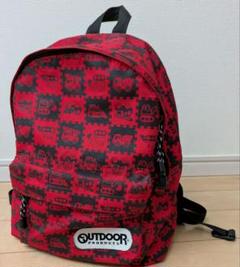 OUTDOOR PRODUCTS 赤黒リュック