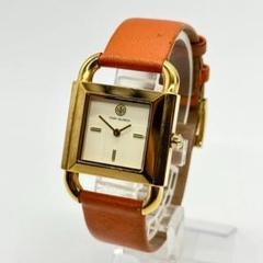 稼働品 TORY BURCH トリーバーチ 腕時計 白文字盤 TBW7201