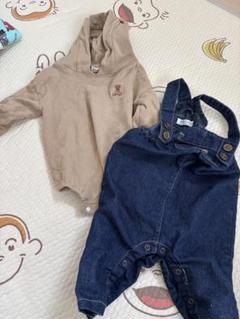 polobaby カバーオール、オーバーオールセット80