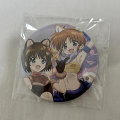 くじ引き堂「魔法少女リリカルなのはシリーズ」 缶バッジ　はやて　なのは