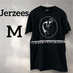 Jerzees 【M】グラフィックプリント Tシャツ ブラック 黒