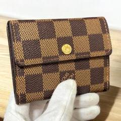 美品 ルイヴィトン ダミエ エベヌ ラドロー コインケース カードケース 茶色 美品 ルイヴィトン ダミエ エベヌ ラドロー コインケース カード