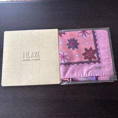【新品未使用】ALVIERO MARTINI シルクスカーフ ピンク 花柄