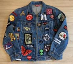 Supreme Patch denim Trucker jacket Mサイズ