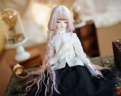 AS135 BJD 1/3 人形 ドール 用ウィッグ カツラ 耐熱 ハンドメイド