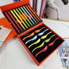 愛*様 ル・クルーゼ LE CREUSET カラフル箸とレンゲセット 愛*様 ル・クルーゼ LE CREUSET カラフル箸とレンゲセット