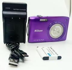 Nikon COOLPIX S3300 コンパクトデジタルカメラ ジャンク 紫 中古】Nikon ニコン COOLPIX S3300 ラベンダーパープル