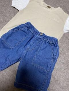 petit main 半袖Tシャツ　パンツ　110　セットアップ　夏