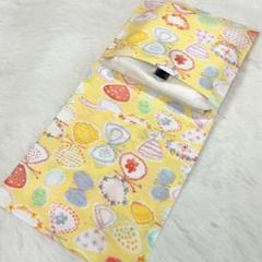 サニタリーケース 水彩 蝶々 イエロー 黄色 S8225
