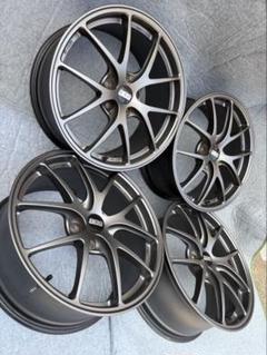 BBS RI-A ブラックモデル 18インチ 中古アルミホイールタイヤセット BBS (4本価格) 18インチ 9.5J 5/100 RI-A (DB) ホイール 4本