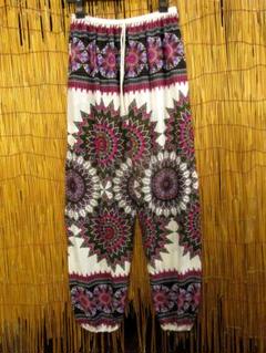 【ＳＡＬＥ】⑪新品＊男女兼用＊レーヨン素材＊曼荼羅風＊アラジンパンツ＊タイパンツ