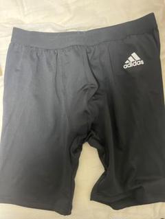 adidas 黒 陸上用パンツ　Lサイズ
