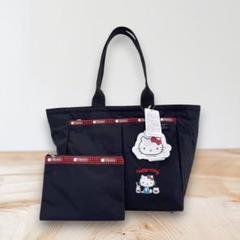 新品未使用 LeSportsac サンリオコラボ リボン柄トートバッグ 黒 LeSportsac サンリオコラボ リボン柄トートバッグ 黒 - メルカリ