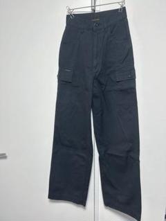 【希少美品】ヒステリックグラマー ブラックカーゴパンツ サイドプリント HYSTERIC GLAMOUR ヒステリックグラマー サイドボタンテーパード
