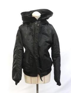 美品★USA製 SPIEWAK N-2B コヨーテファー 38 黒　C719 90's SPIEWAK スピワック N-2B フライトジャケット 38 (USED