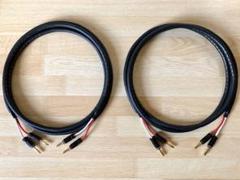 TiGLON スピーカーケーブル MS-12SP 2m ペア バナナプラグ付き