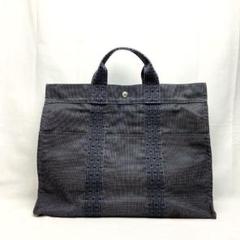 【SALE】エルメス エールラインMM トートバッグ キャンバス 6Q17
