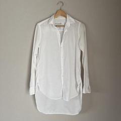 フランクアンドアイリーン GRAYSON ロングシャツ 白