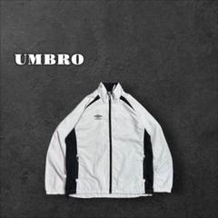 UMBRO アンブロ 00s ナイロンジャケット 刺繍 短丈 ドローコード