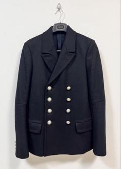 ⭐︎美品⭐︎ BALMAIN ダブルブレスト ウールコート ブラックのサムネイル