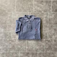 Ralph Lauren ラルフローレン ポロシャツ L グレーブルー
