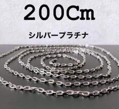 [在庫処分] ステンレスチェーン200cm シルバープラチナのサムネイル