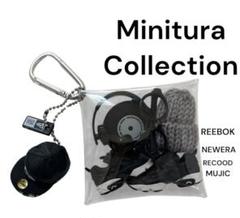 ガチャ詰めポーチ モノクロポーチ ブラックポーチ NEWERA REEBOKのサムネイル