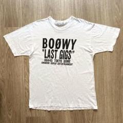 ★早い者勝ちSALE！★超レア LAST GIGS BOΦWY Tシャツ ☆早い者勝ちSALE！☆超レア LAST GIGS BOΦWY Tシャツ タレント