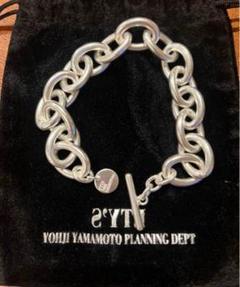 美品 S'YTE サイト ヨウジヤマモト チェーン ブレスレット マンテル 真鍮 BRASS CHAIN MANTEL BRACELET(FREE SIZE Silver): S'YTE｜THE