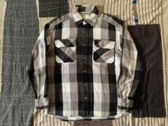 00s カーハート vtg ネルシャツ ブラック グレー carhartt