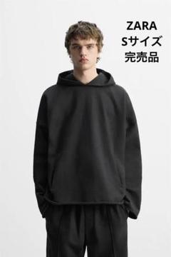 美品ZARAのウォッシュ加工フーディ完売品 ZARA】ウォッシュ加工フーディ (ZARA/パーカー・フーディ