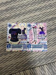 アイカツカード  ロリブラックパフTシャツ　袋入り　激レア アイカツ！カード ロリブラックパフTシャツ ロリゴシック 藤堂