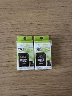4K対応 高耐久 LAZOS マイクロSDカード 128GB 2個セット