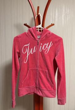 JUICY ピンク ジップアップパーカー JUICY ピンク ジップアップパーカー