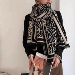 冷房対策に！LOEWE ロエベ アナグラム大判ストール  ボタニカル柄 冷房対策に！LOEWE ロエベ アナグラム大判ストール ボタニカル柄