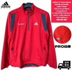 2025年最新海外 TOUR TaylorMade × adidas LSハーフジップウインドシャツ メルカリ - メンズウェア