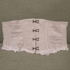 エクサントリーク　EXCENTRIQUE　 リネンコルセット　生成り エクサントリーク EXCENTRIQUE リネンコルセット 生成り - メルカリ