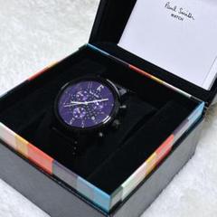 ⭐極美品⭐Paul Smith　チャーチストリート　クロノグラフ　ブラック ⭐美品⭐Paul Smithクロノグラフ チャーチストリート 腕時計