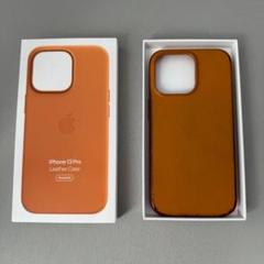 Apple純正 iPhone 13レザーケース ゴールデンブラウン アップル