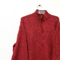 CHAPS チャップス レッド　赤 ハーフジップ ジップアップ　セーター ニット