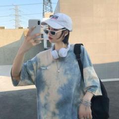 【大流行!】タイダイ Tシャツ 半袖 半T タイダイ柄