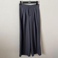 CLASSICAL ELF グレー　薄手　タックギャザー　パンツ　ワイド