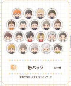 ハイキュー！！缶バッジとラッキーくじアクスタ セガ ラッキーくじ「ハイキュー!! Pastel Art Collection」が11
