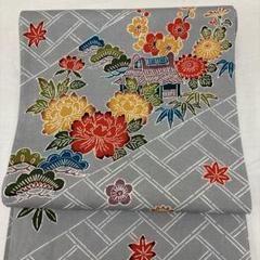 新品「即決価格」正絹琉球王朝紅型図京友禅染特撰創作多色染